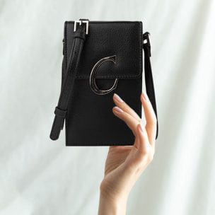 Minibolso Para Móvil Cimarron Albany Negro