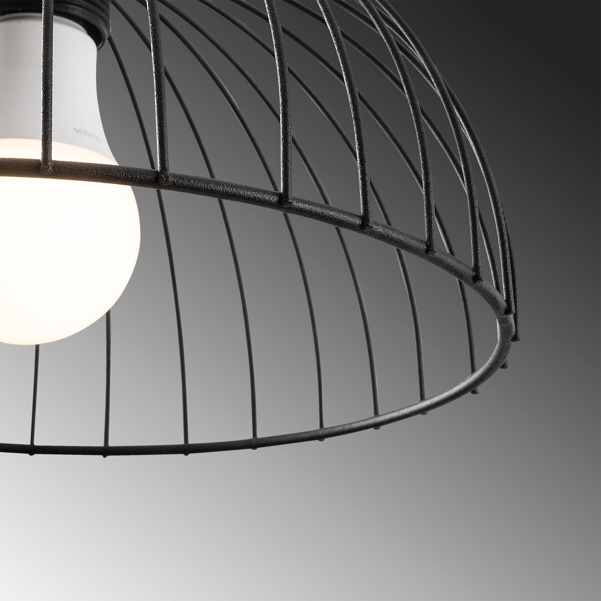 Lámpara de techo - Negro, 25x25 x27