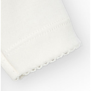 Body bebé manga larga cuello elegante