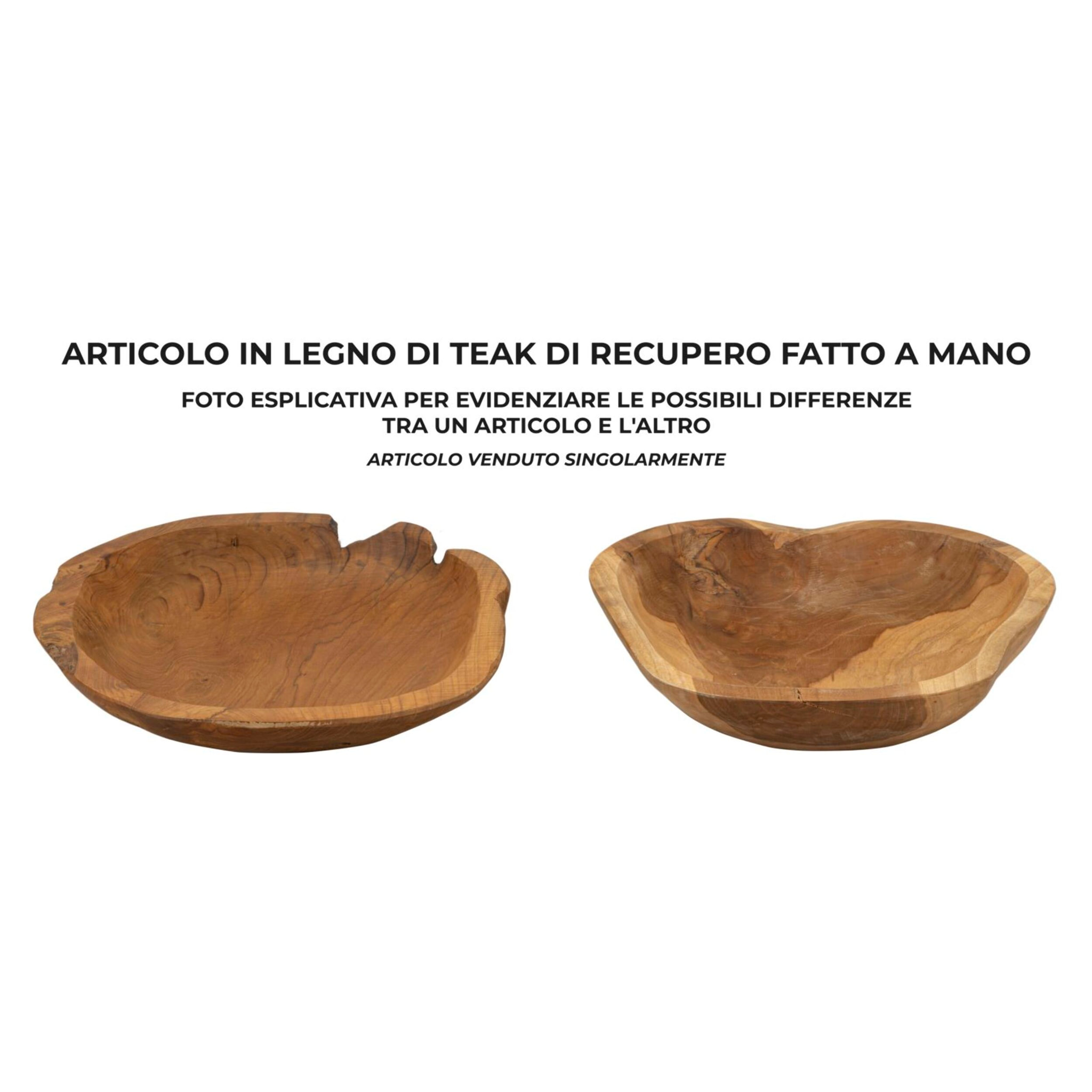 S/TASCHE TIPISAN IN TEAK RIC. CM 43X38X7 (PEZZI UNICI - NON RIP. IN SERIE)