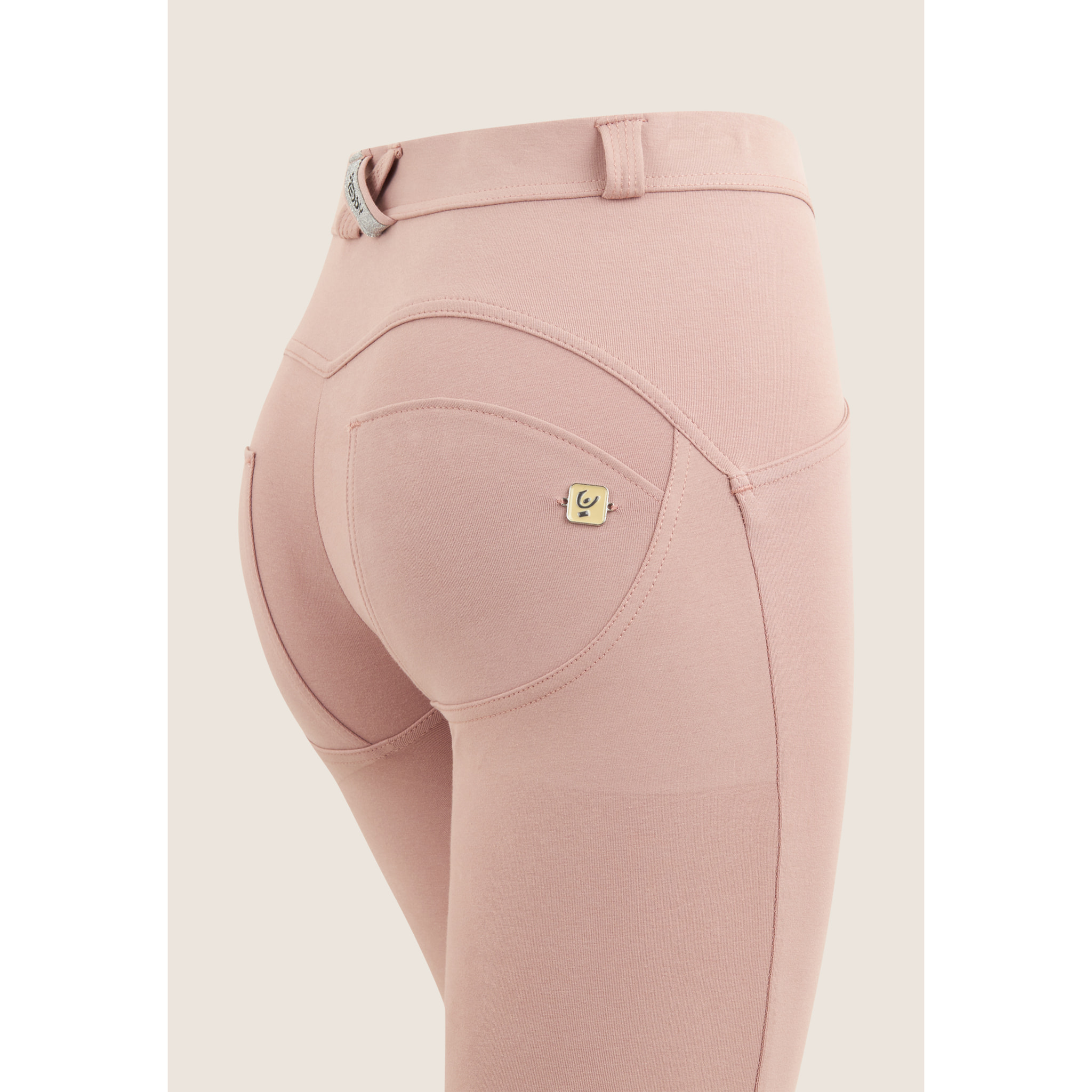 Pantaloni push up WR.UP® skinny cotone organico vita regular