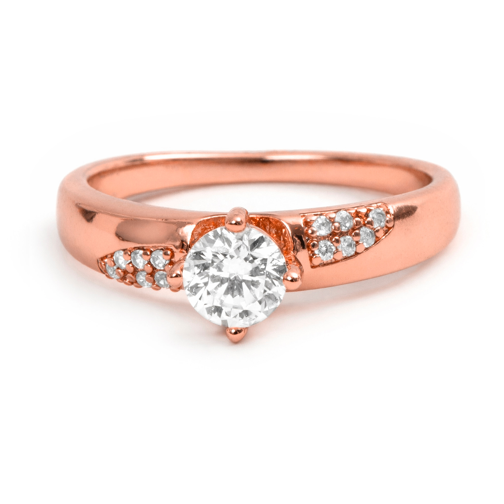 Anillo Wedal acabado oro rosa 18k