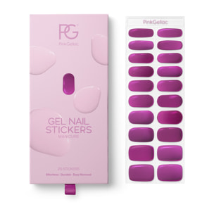 Stickers gel - 0010 Bubblegum Chrome