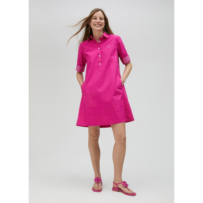 Vestito dettaglio strass sulle maniche