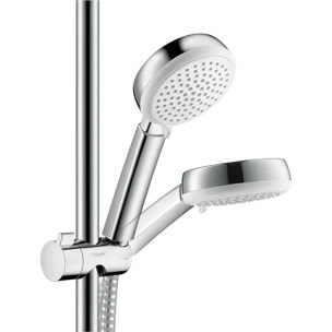 Set de douche MyClub Vario EcoSmart Set 65, blanc/chromé