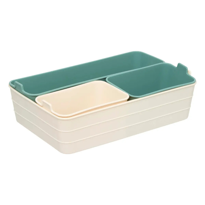 Lot de 4 organiseurs Boxy