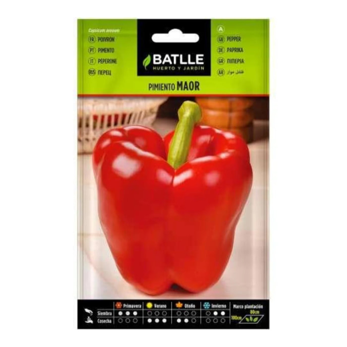 Semillas de Pimiento Maor Batlle