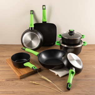 Cacerola san ignacio de aluminio fundido con revestimiento whitford xylan ø28x12,5cm