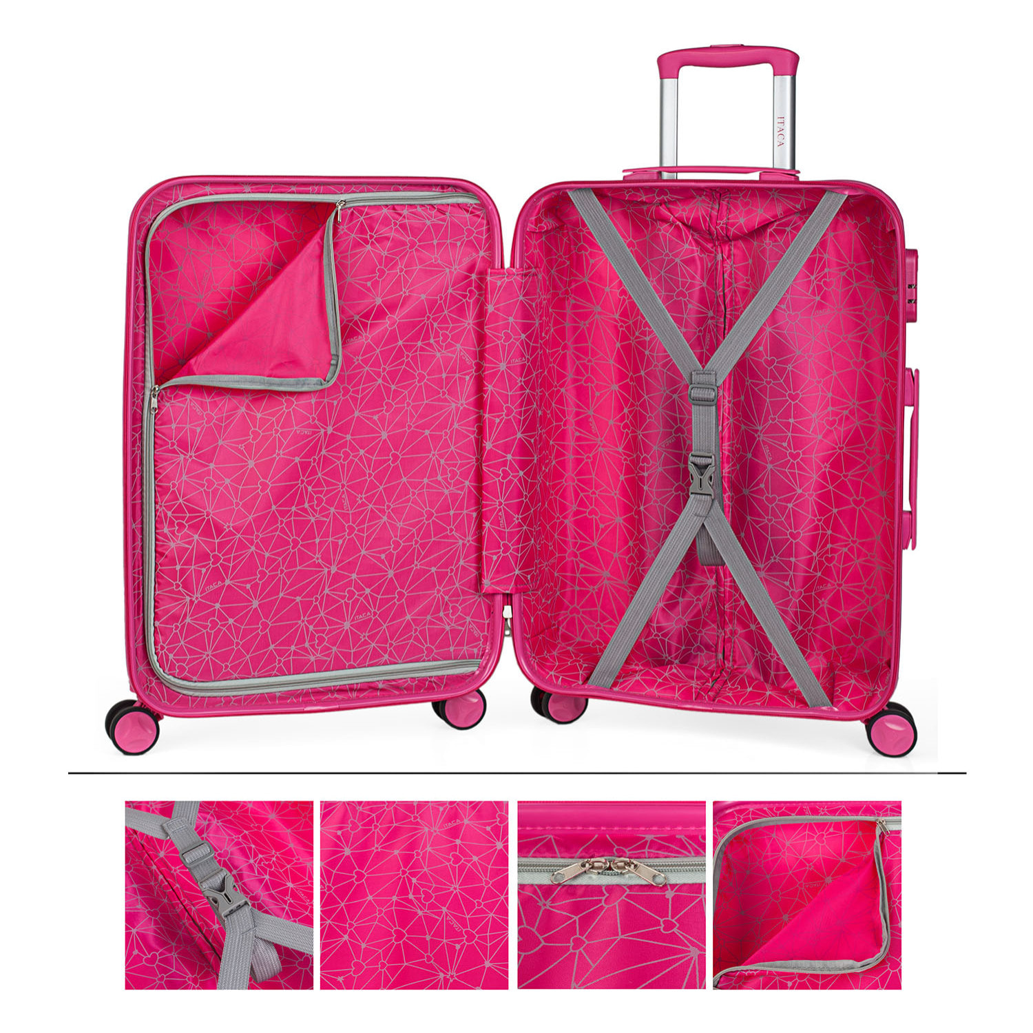 Maleta Itaca Stars Fucsia