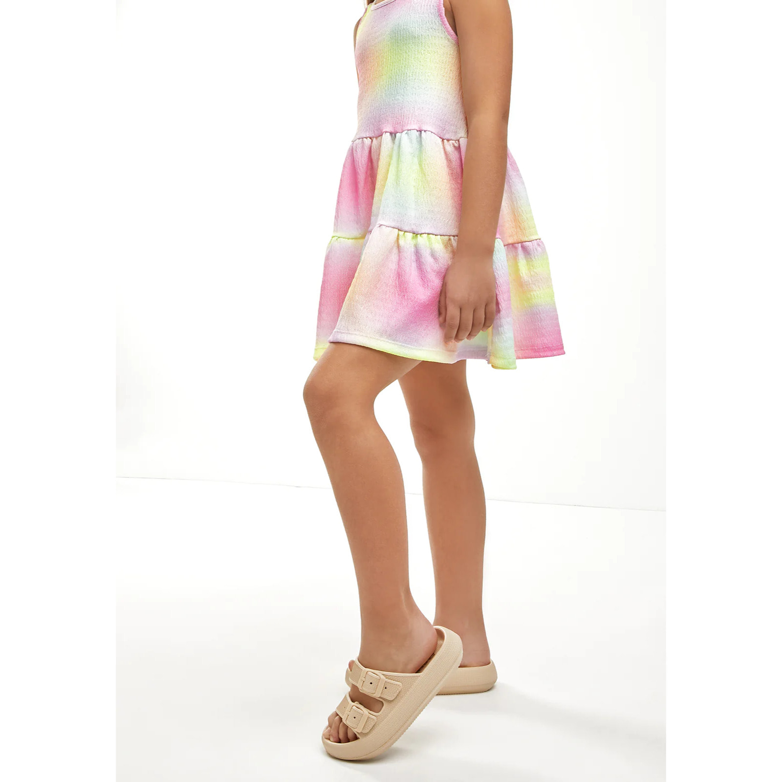 Vestido Volantes Tie Dye