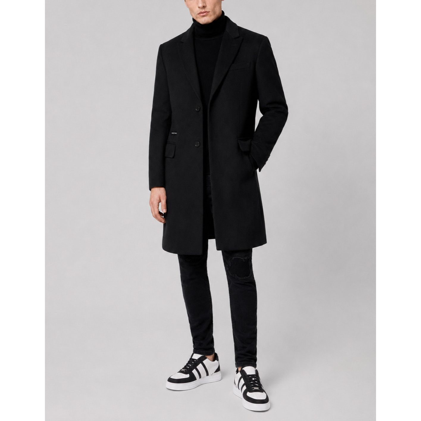 PHILIPP PLEIN Abrigo largo SKULL