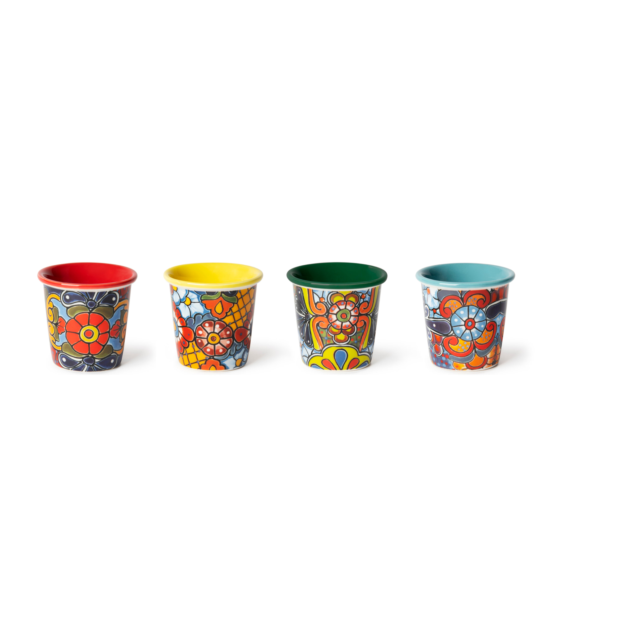 Set 4 Bicchierini Caffè Excelsa – Acapulco, New Bone China Multicolore