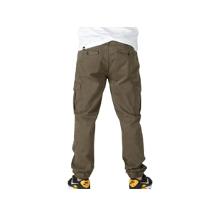 Pantaloni Lyle & Scott Cargo With Cuffs Military Green Verde