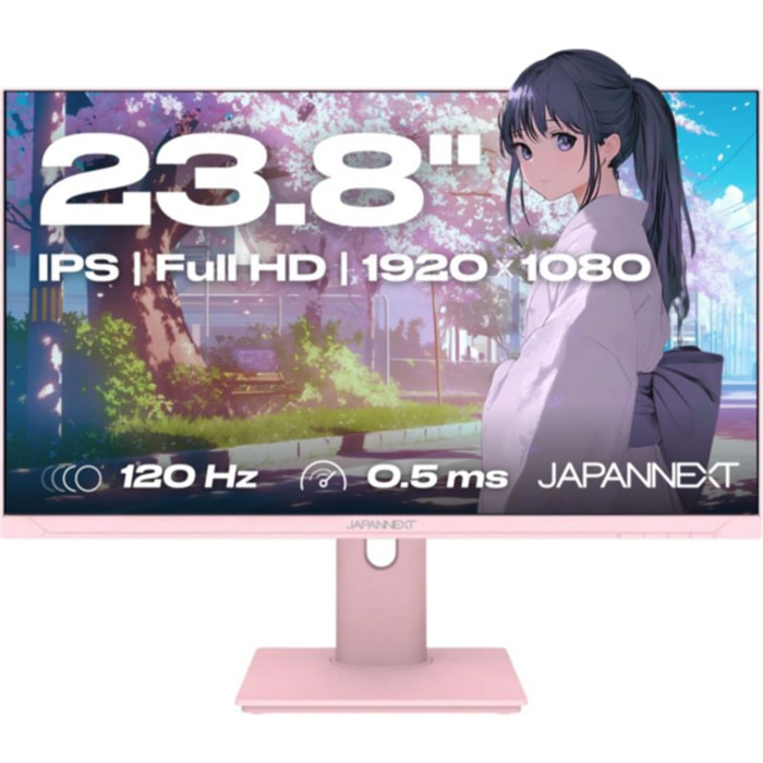 Ecran PC Gamer JAPANNEXT JN IPS238G120F HSP 24'' Rose