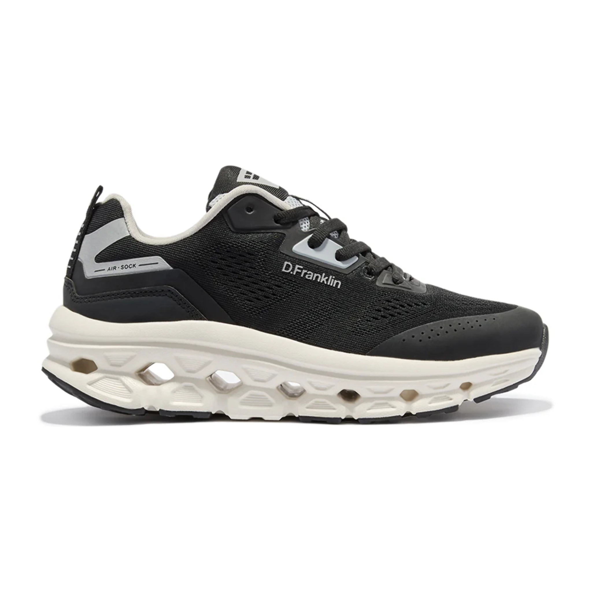 Zapatillas Deportivas Unisex Aero Dual Negro / Blanco Roto
