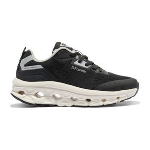 Zapatillas Deportivas Unisex Aero Dual Negro / Blanco Roto