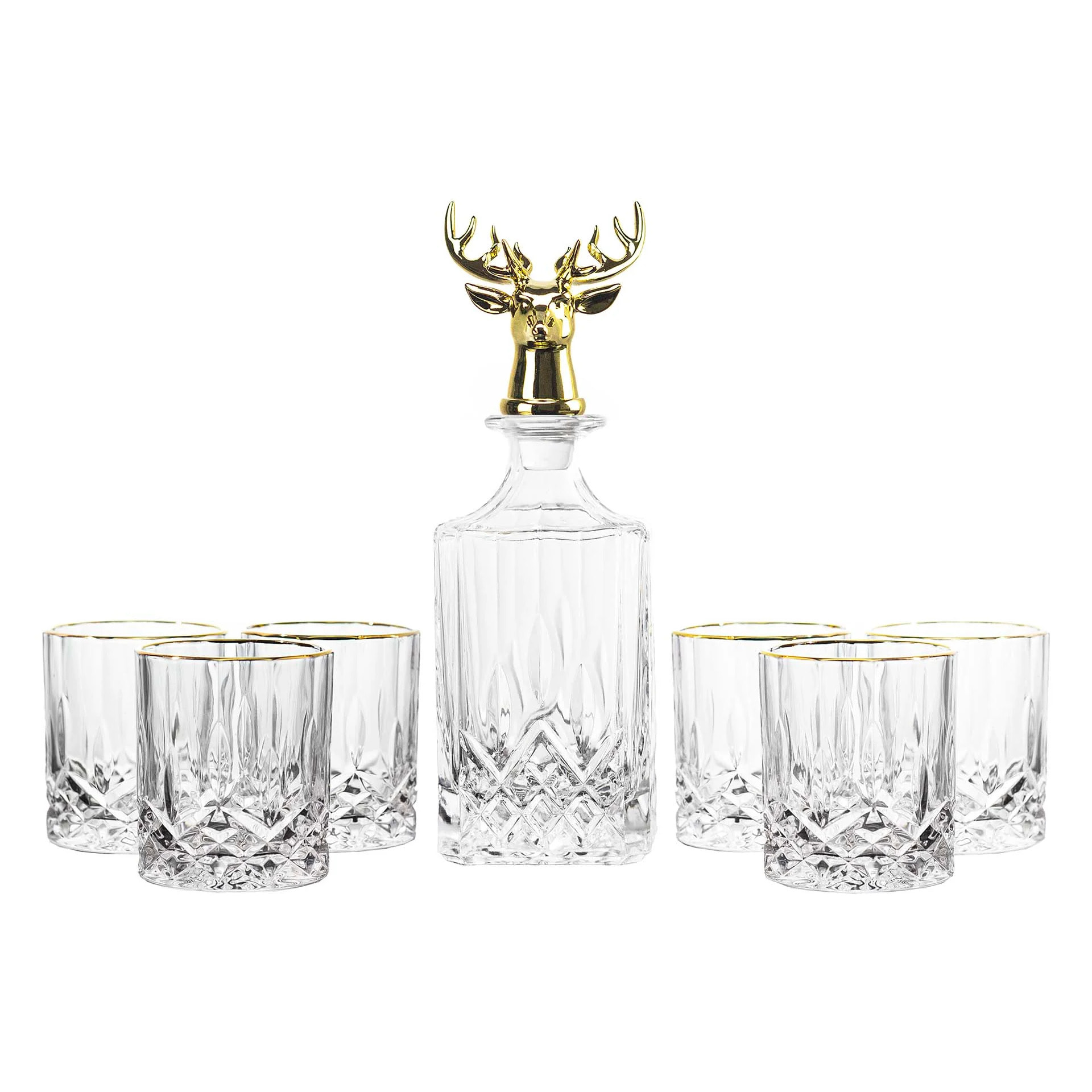 Set 7 Piezas Whisky Cristal 720 Ml