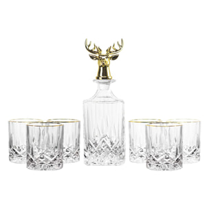 Set 7 Piezas Whisky Cristal 720 Ml