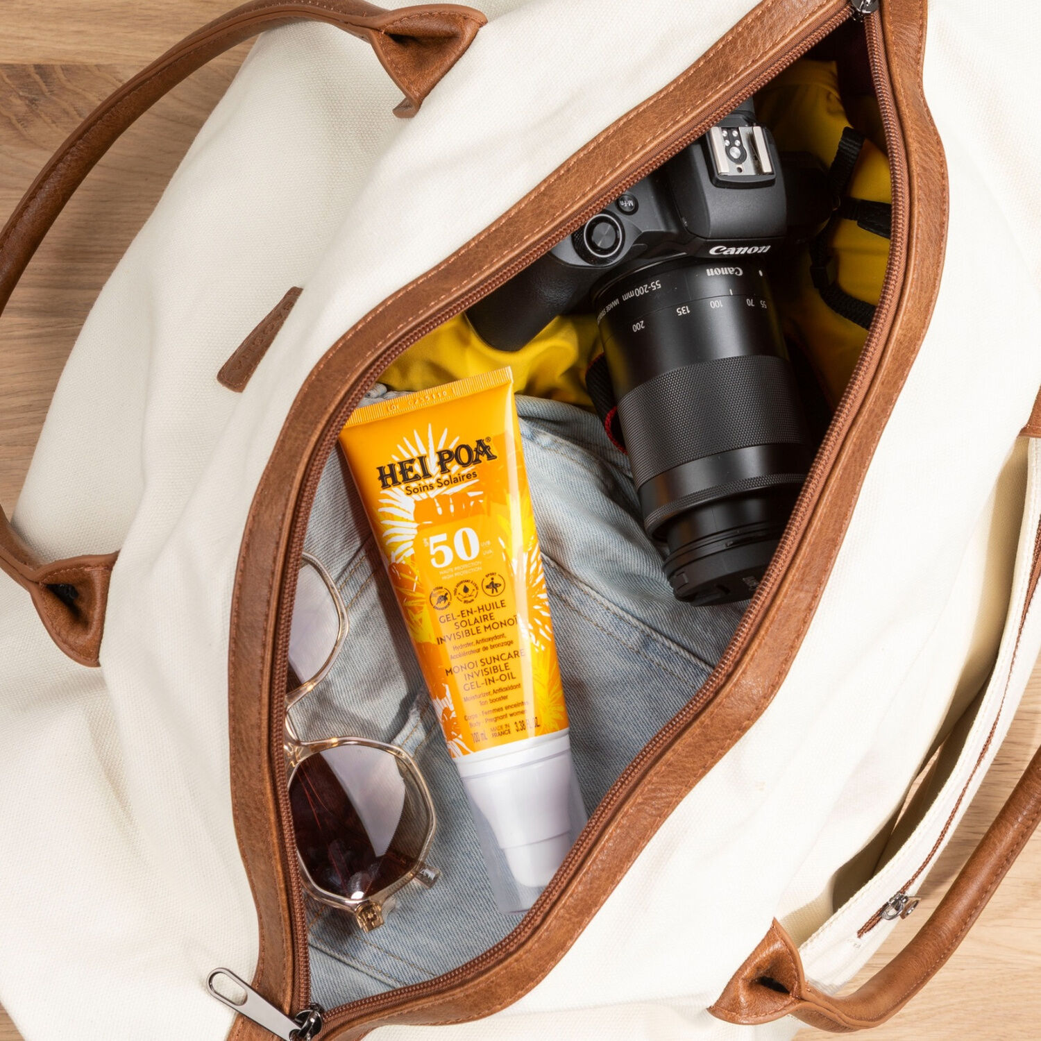 Monoï de Tahiti Ao SPF50 - Gel-en-Huile Solaire Invisible Monoï 100 ml