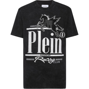 PHILIPP PLEIN Camiseta de cuello redondo y manga corta RACING