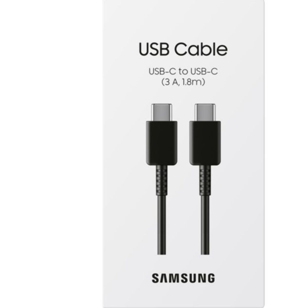 Câble USB SAMSUNG USB-C vers USB-C 1.8m noir