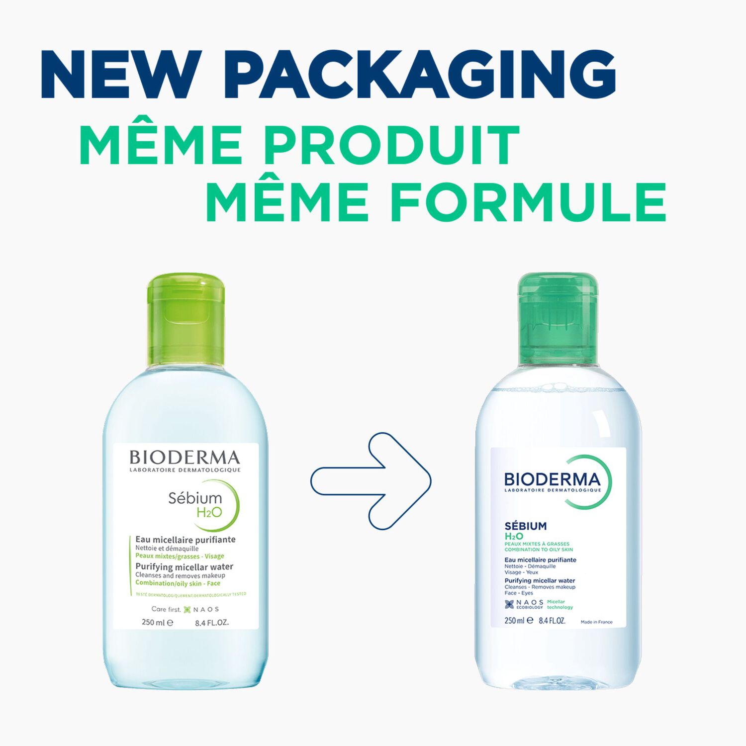 Sébium H2O - Eau Micellaire Purifiante - Peaux Mixtes à Grasses