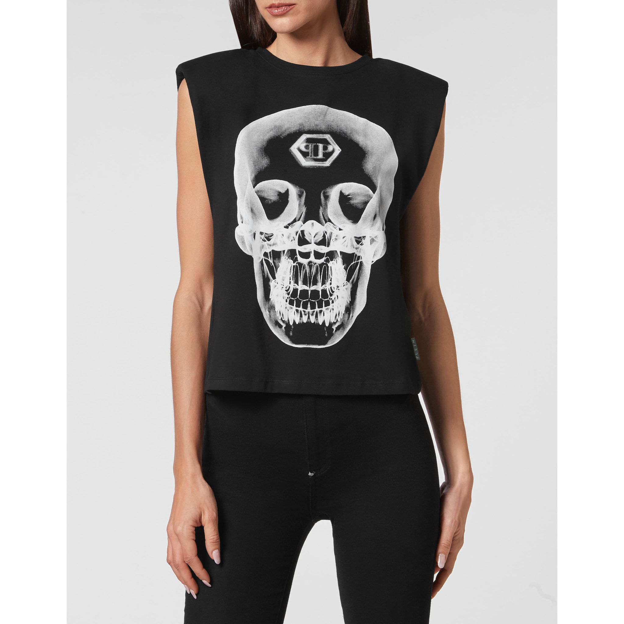 PHILIPP PLEIN Maglietta a girocollo SKULL