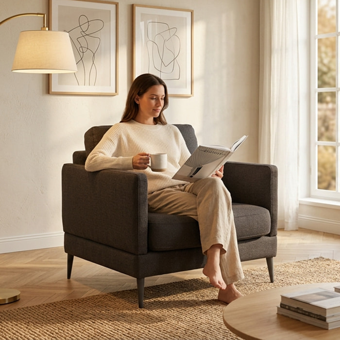 Fauteuil Splendido Tissu - 1 Place