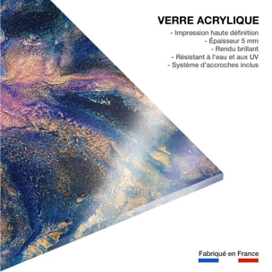 Tableau rose nebuleux Tableau plexiglas