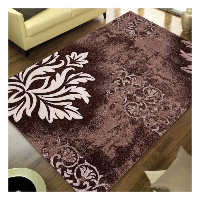 Tapis salon et chambre tissé motif baroque RUCE