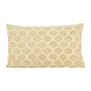 Coussin en coton beige 30x50cm KOCHI
