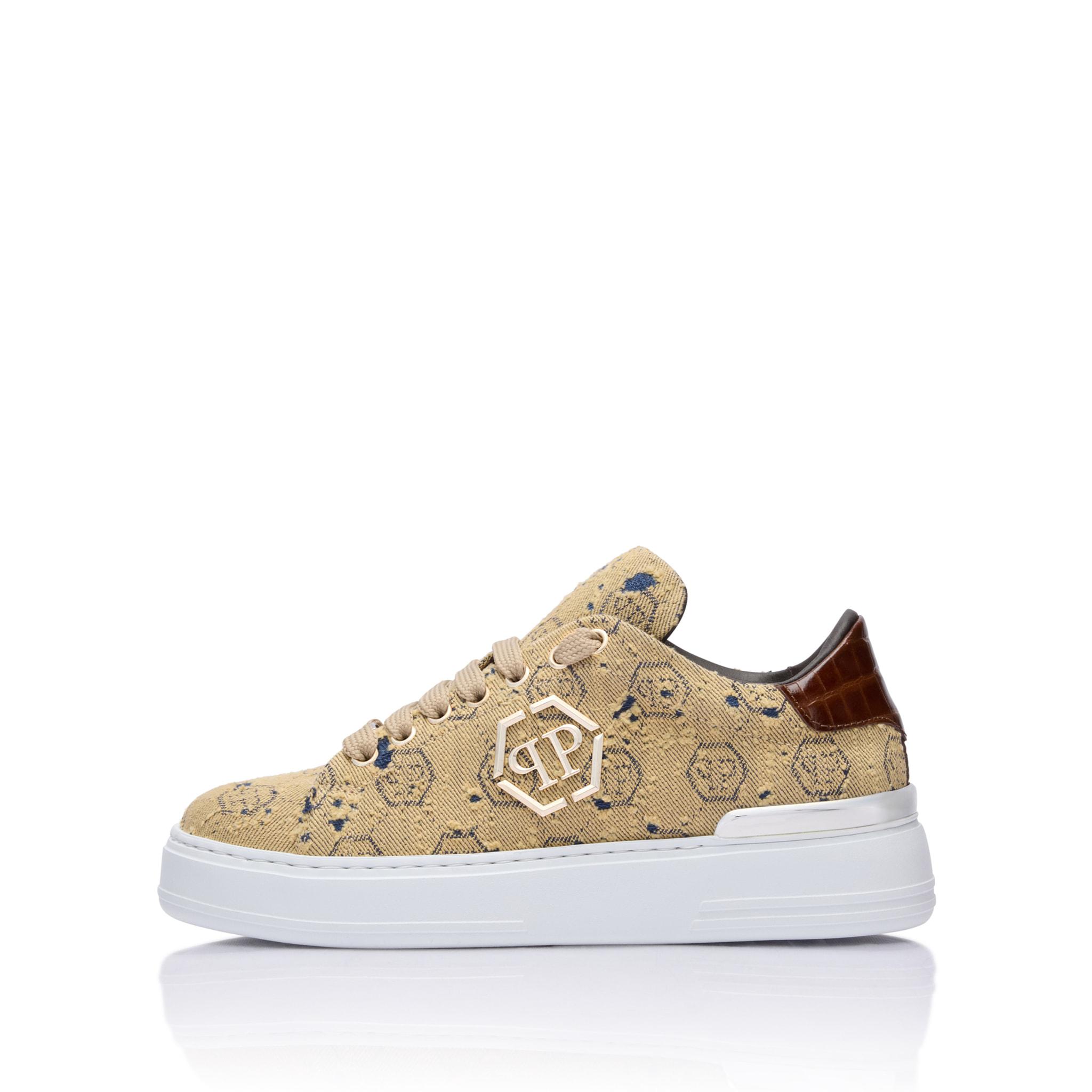 PHILIPP PLEIN Low-Top Sneakers Jacquard Monogram