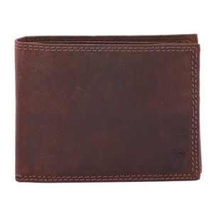 Portafoglio  da uomo In Vera pelle Made in Italy 9,5x12x2,5 cm