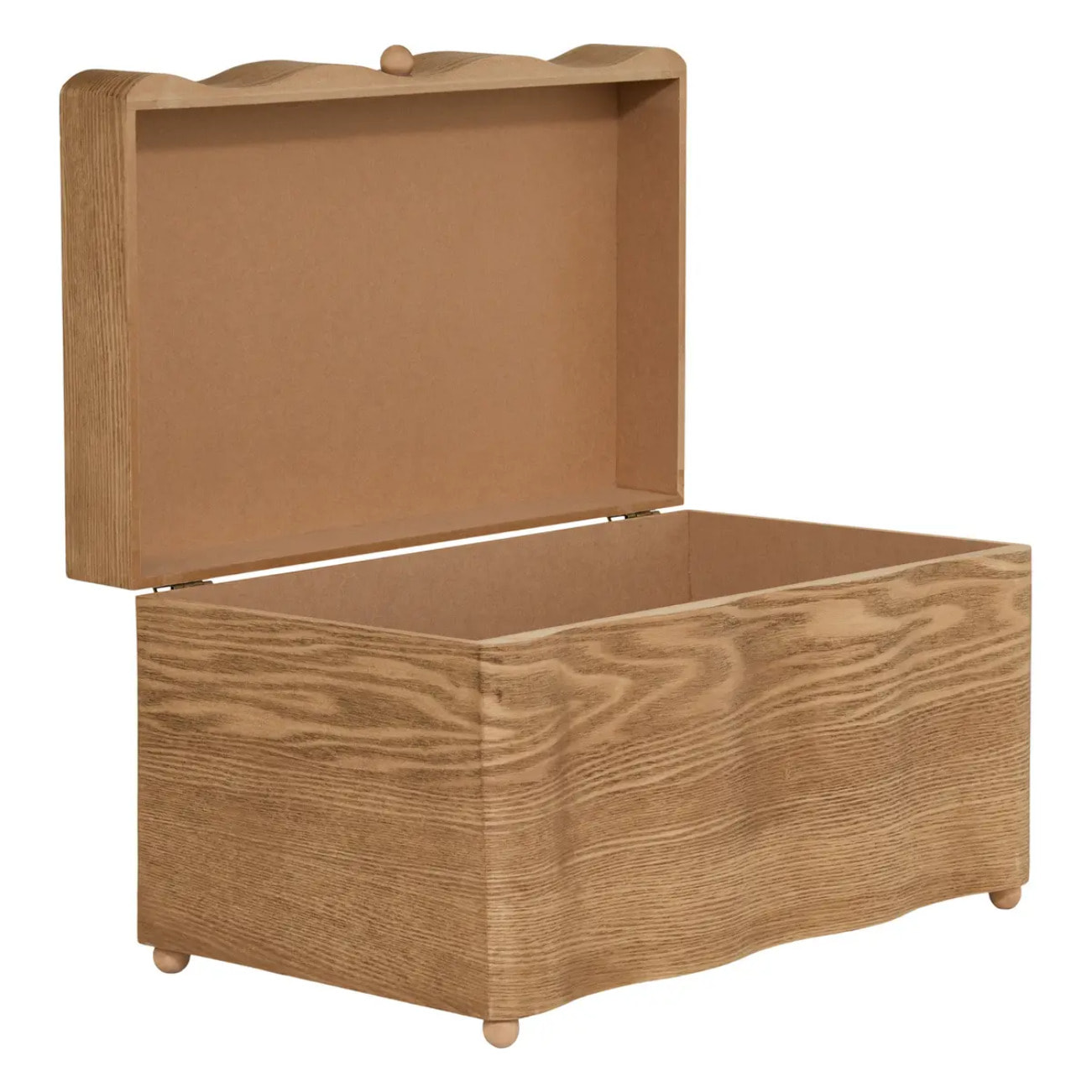 Lot de 3 malles rectangulaires Nikita marron