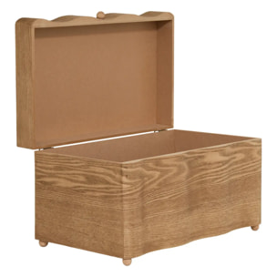 Lot de 3 malles rectangulaires Nikita marron