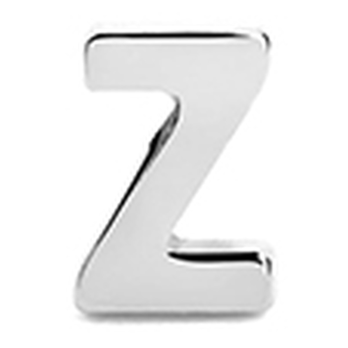 Pendiente Suelto Letter Plata