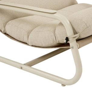 Fauteuil de jardin Celestam 2 places argile