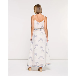 Vestido Largo Blanco - Jebelin