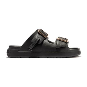 Sandalias Abiertas de Mujer Hebilla Ajustable Vibe Negro