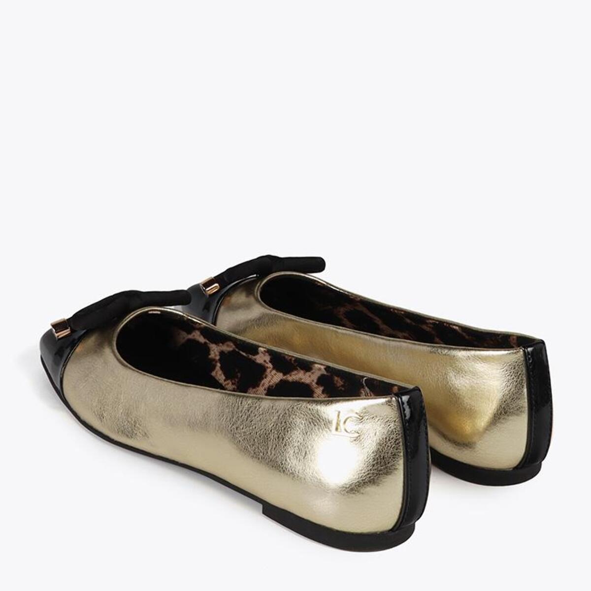 Ballerina Punta Tonda con Dettaglio Fiocco Frontale