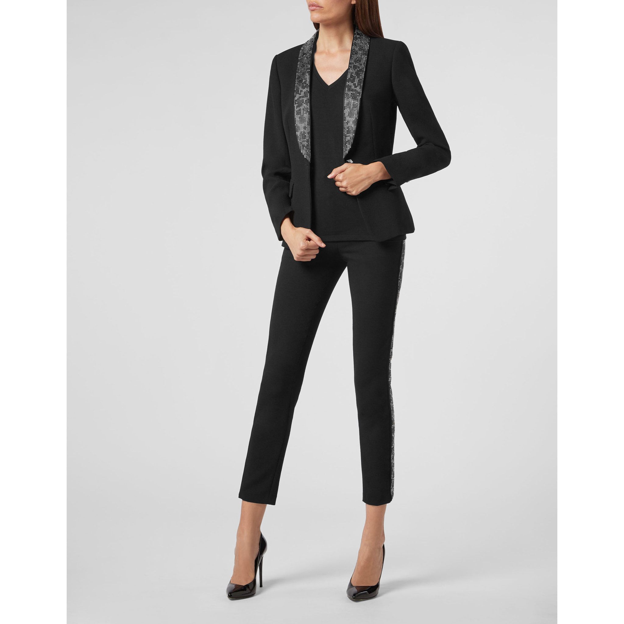 PHILIPP PLEIN Pantalones de cintura alta