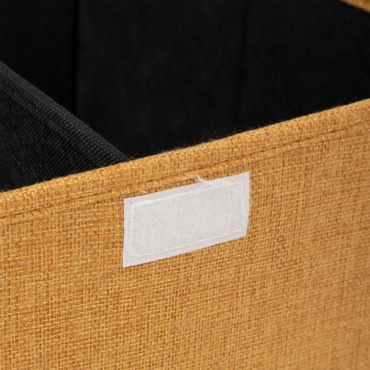 Panier à ligne "Colorama" jaune moutarde 74L