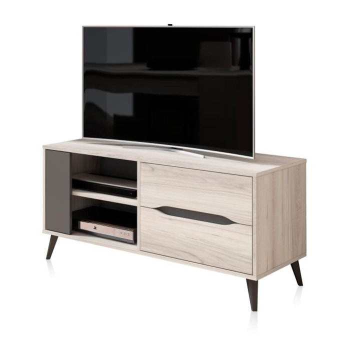 Mueble TV Lizz 110 Grayish - Antracita