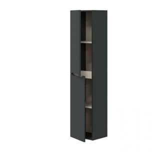 Columna de baño suspendida Lotto Antracita - Roble