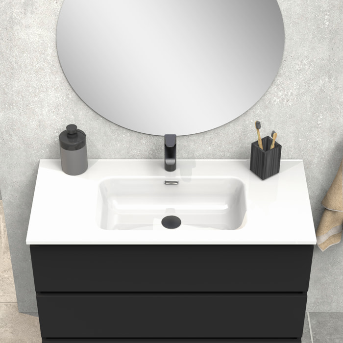 Ensemble de salle de bain IRONA 3C, 100cm, comprend lavabo et miroir