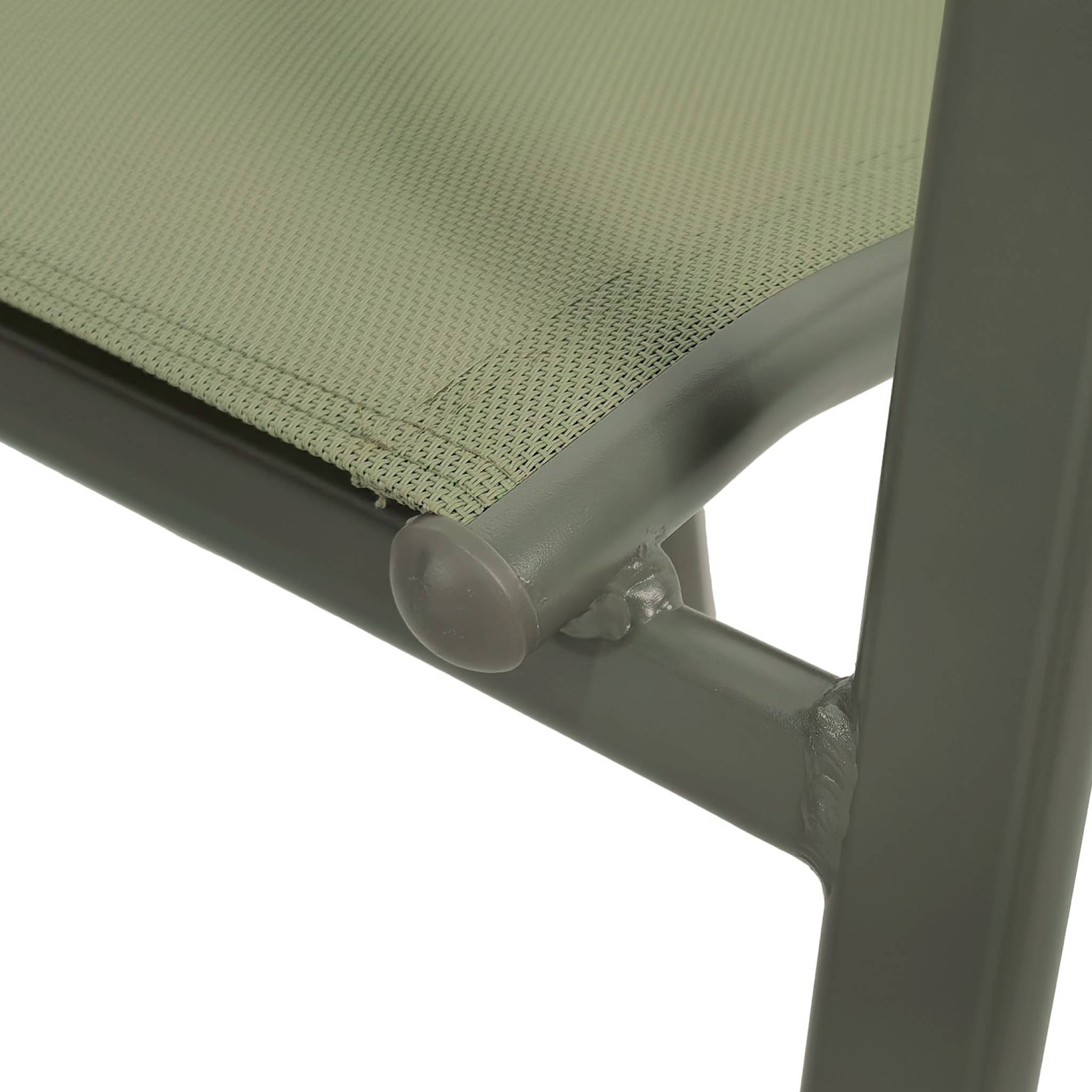 Table de jardin extensible aluminium + 10 assises ELORA + AMARA