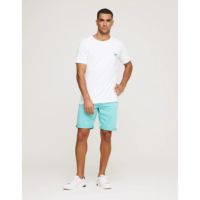 Bermuda Denim Turquesa - Palm Beach