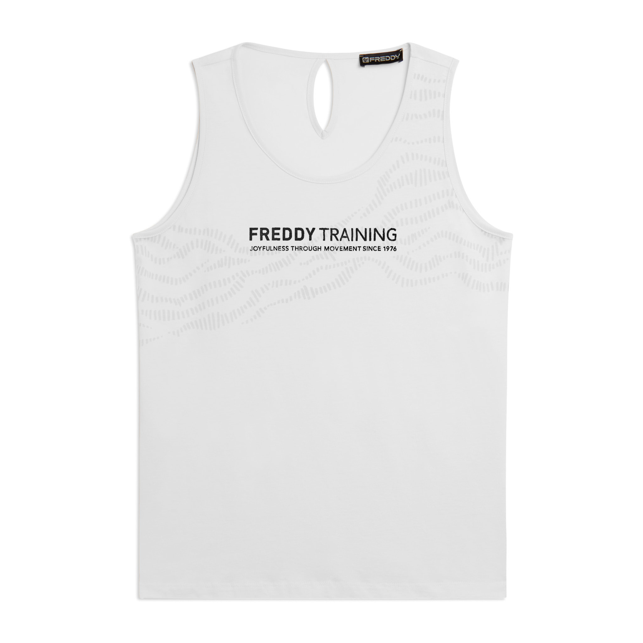 Canotta con Dettaglio Cut-Out e Grafica FREDDY