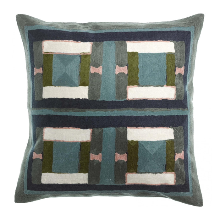 Coussin brodé Taho