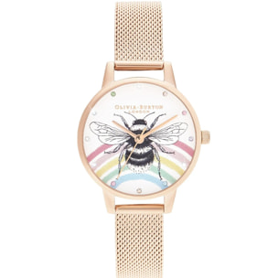 Reloj Olivia Burton OB16WL90 Mujer Analogico Cuarzo con Correa de Acero inoxidable